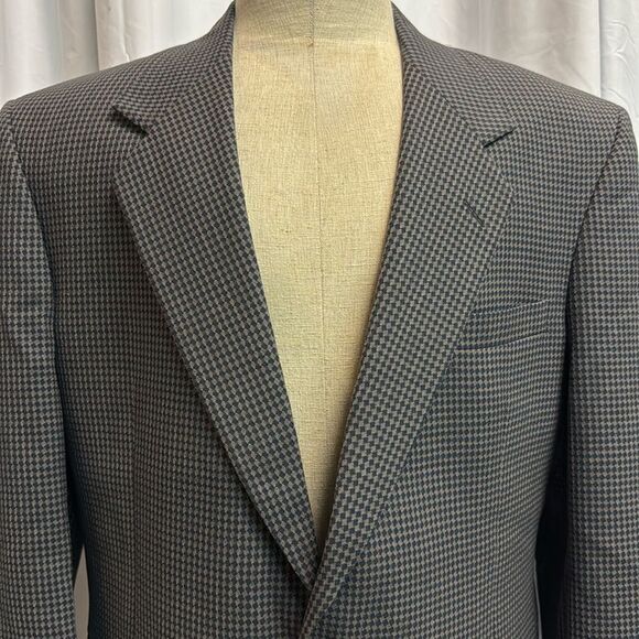 Givenchy Monsieur‎ Multi Color Diamond Woven Blazer Size 42L C40